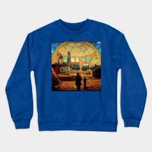 Starry Night in Mos Eisley Tatooine Crewneck Sweatshirt